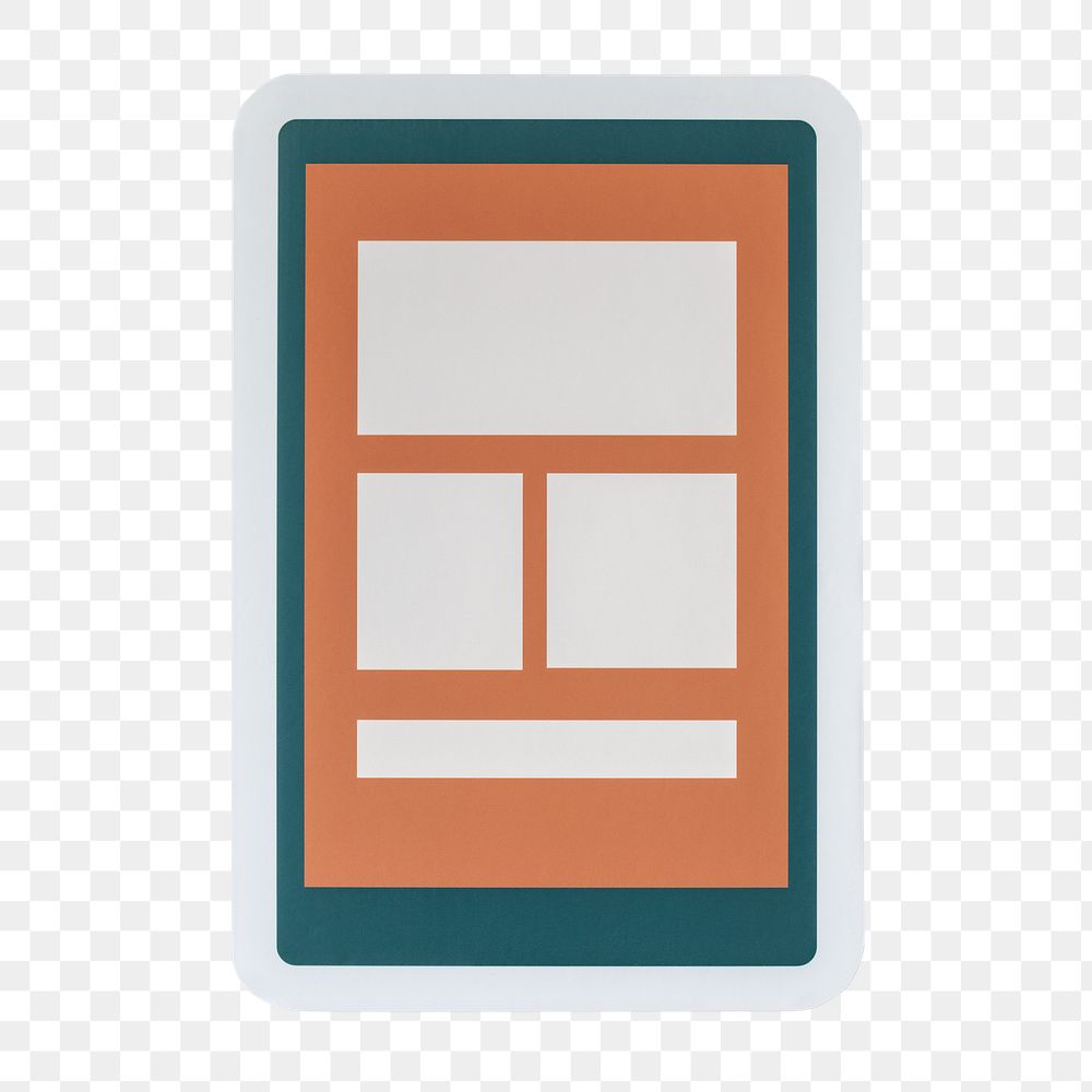 PNG Mobile application technology  sticker transparent background
