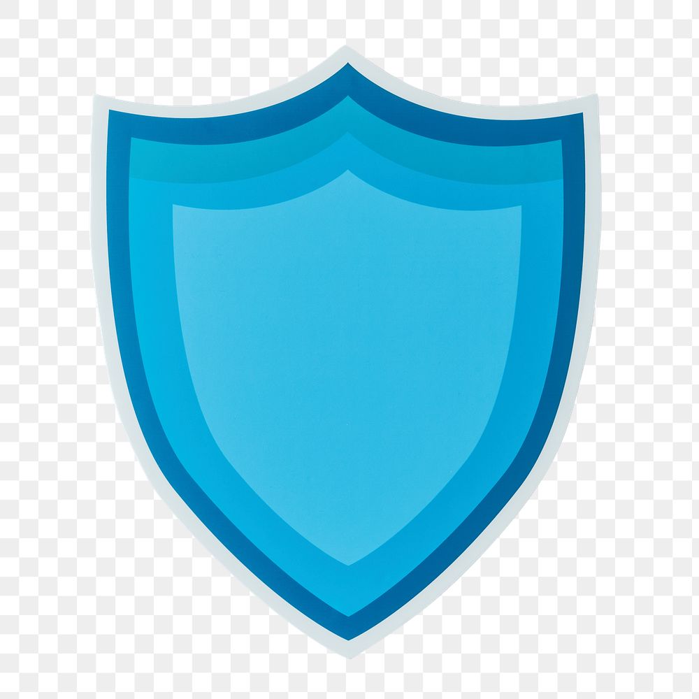 PNG  protection shield icon sticker transparent background