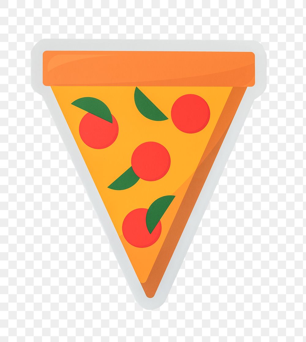 PNG  pizza icon sticker transparent background