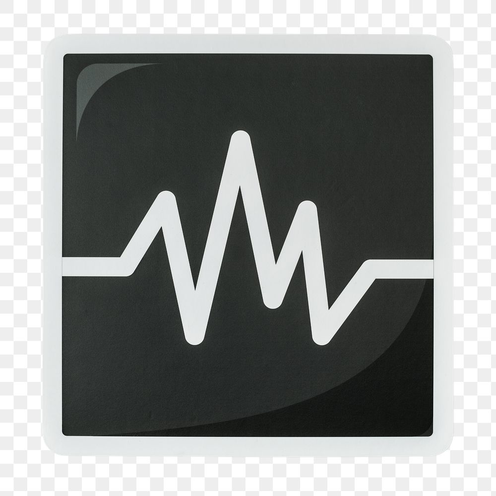 PNG audio icon sticker transparent background