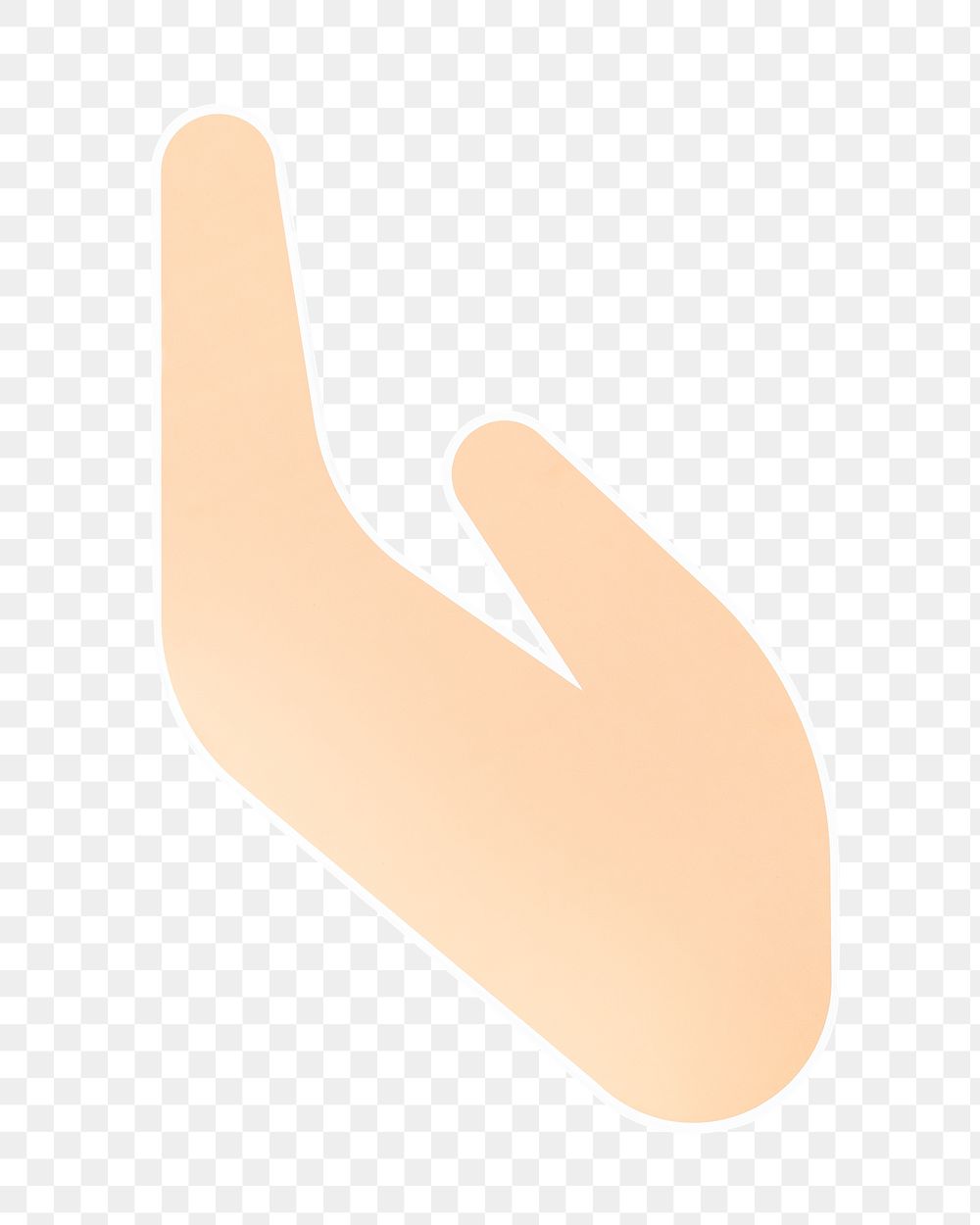 PNG Giving alms hand gesture   sticker transparent background