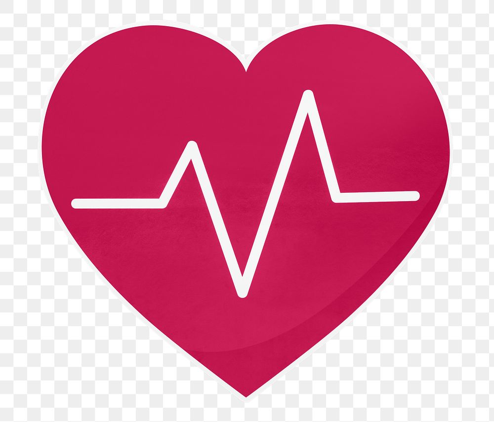 PNG Heartbeat frequency  icon sticker transparent background