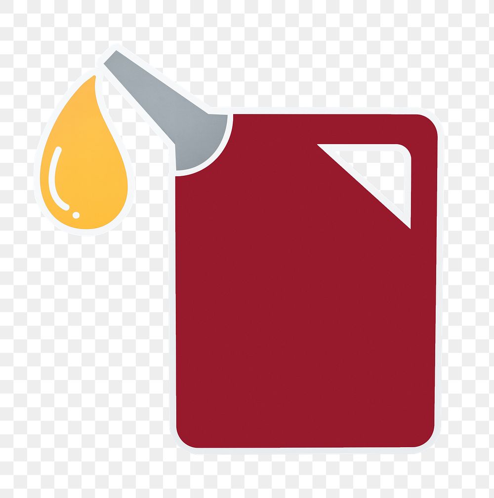 PNG fuel refill illustration sticker transparent background