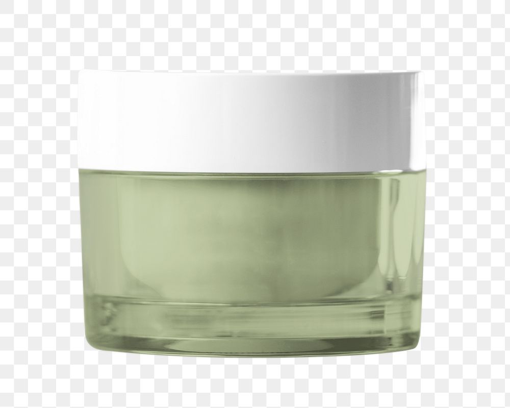 Cream jar png beauty product, transparent background