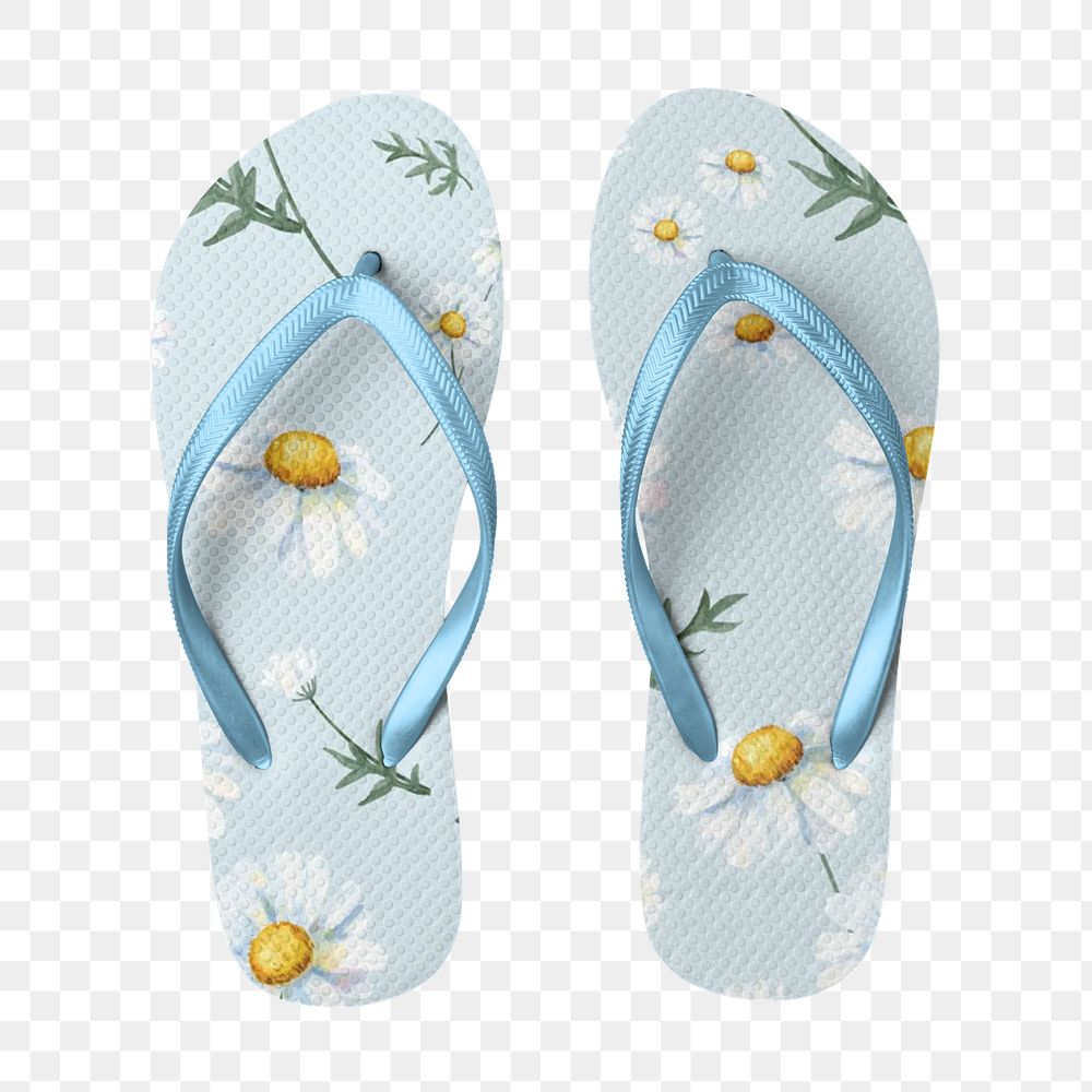 Flip-flops png Summer footwear fashion, transparent background