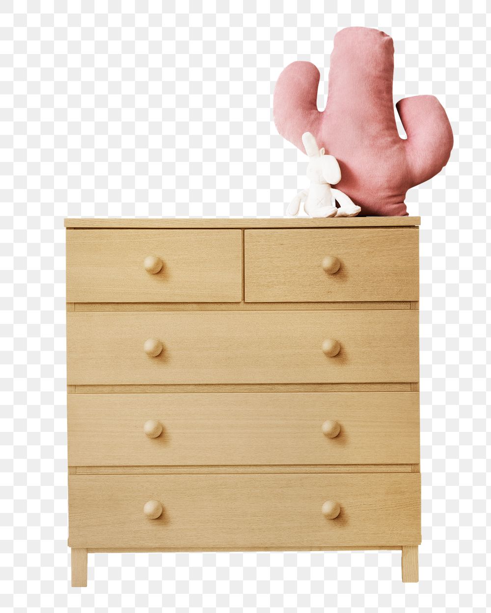 Wooden cupboard png sticker, transparent background