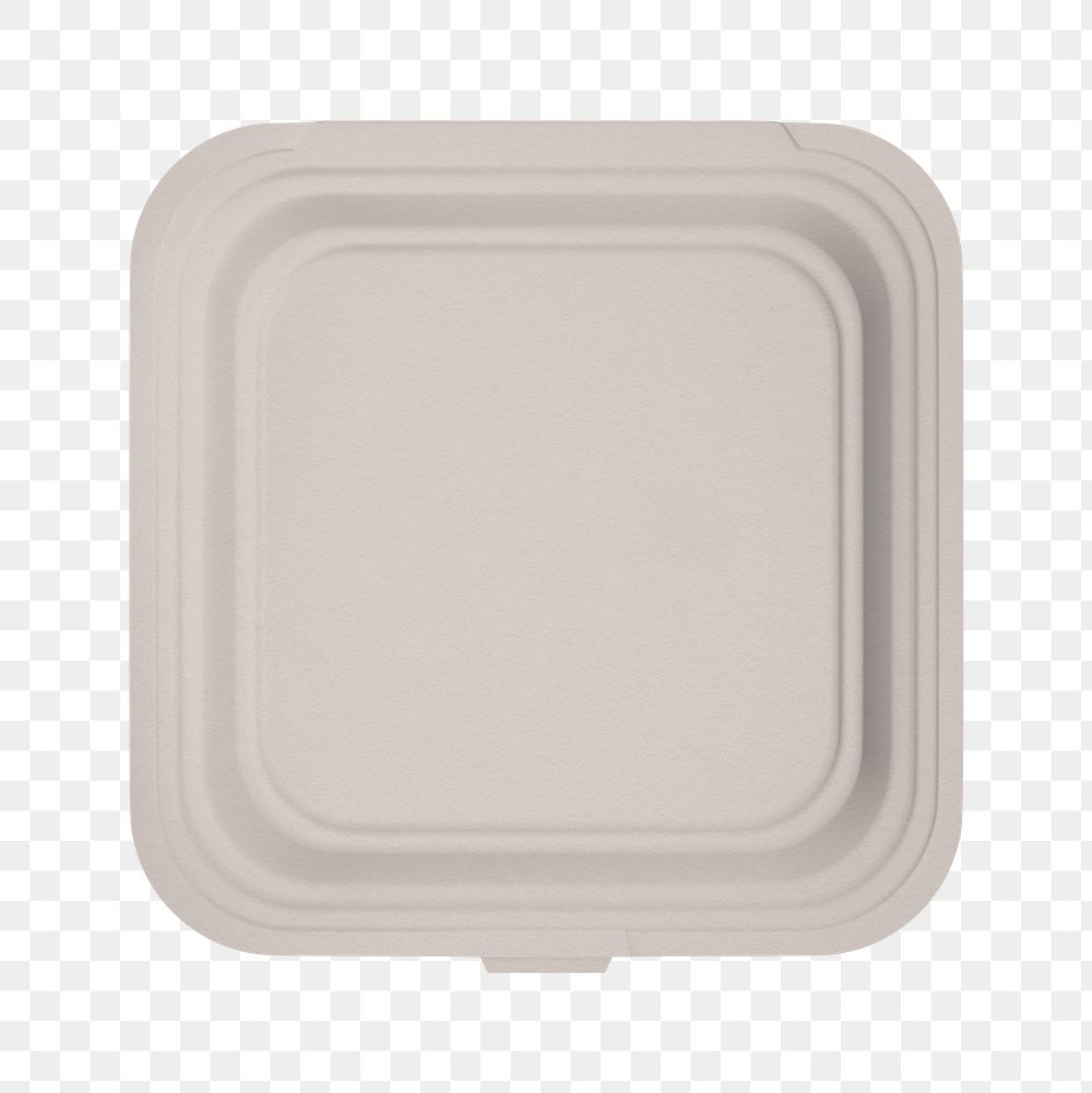 Food box png product packaging, transparent background