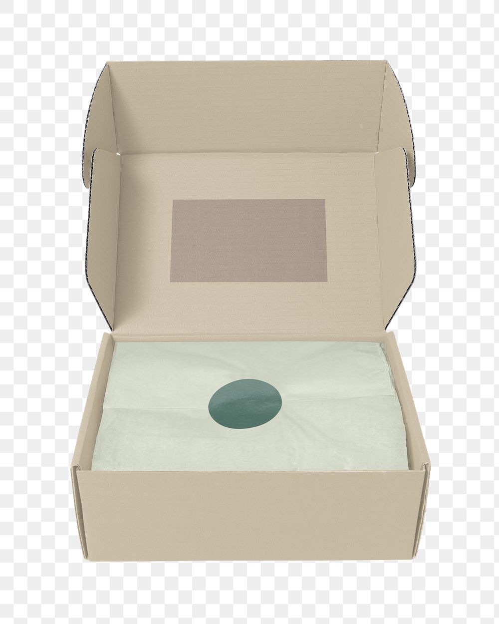 Shipping box png postage product, transparent background
