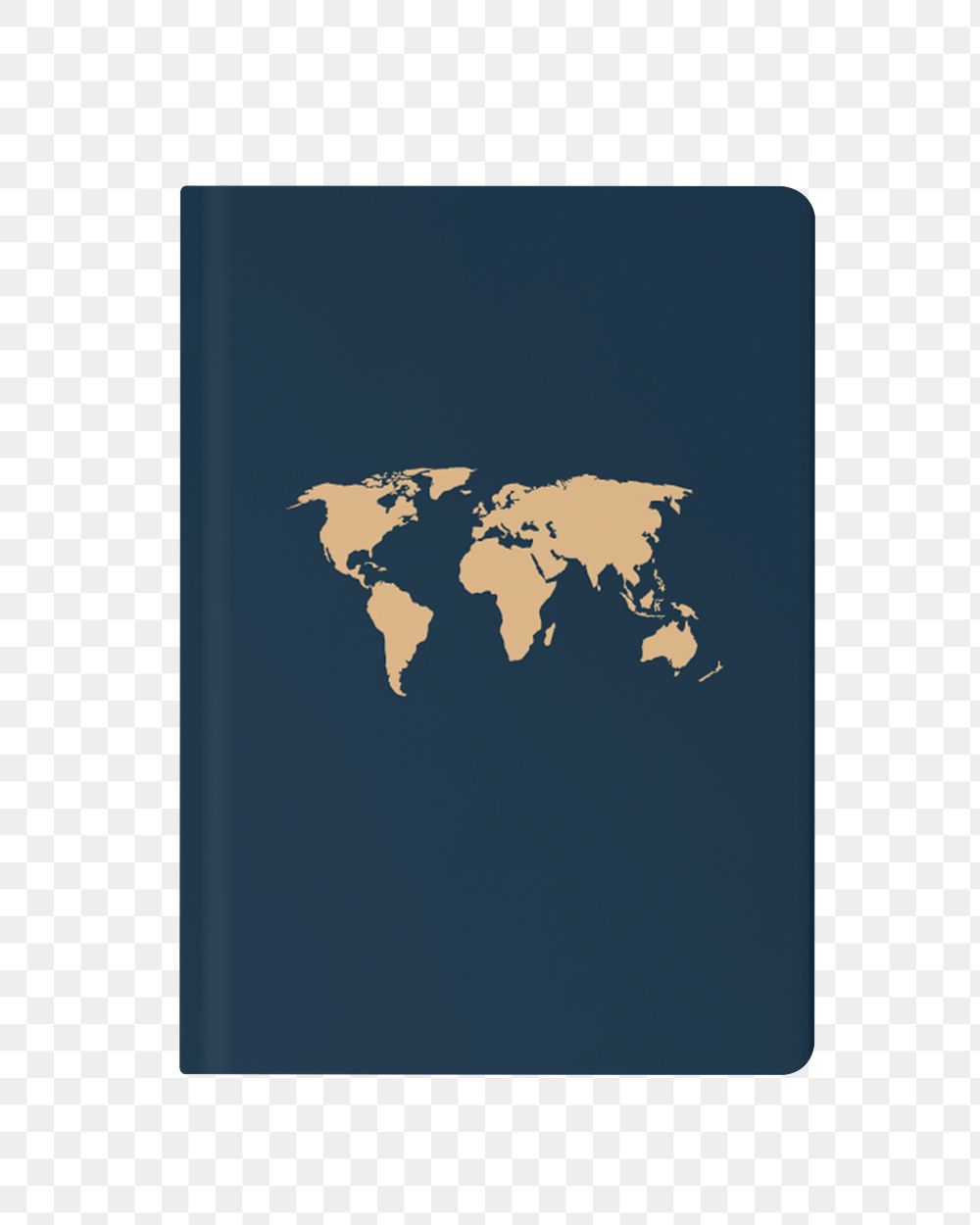 Blue passport png travel, transparent background