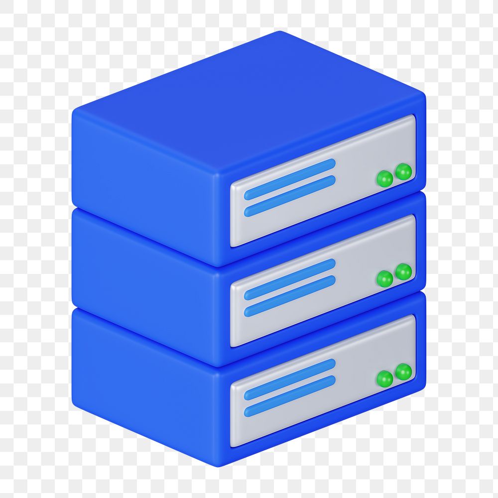 PNG 3D computer drives, element illustration, transparent background