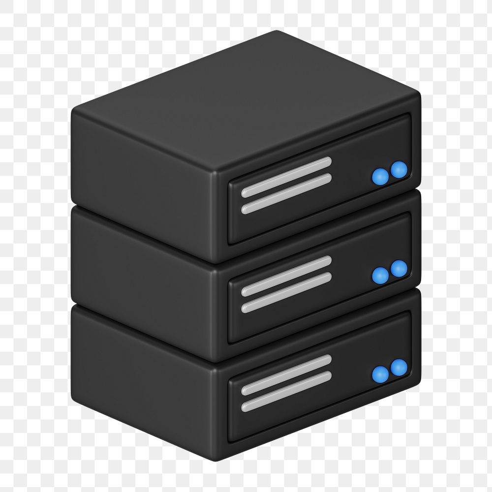 PNG 3D computer drives, element illustration, transparent background