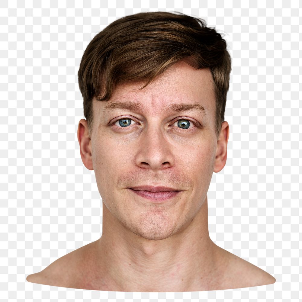 Man png element, transparent background