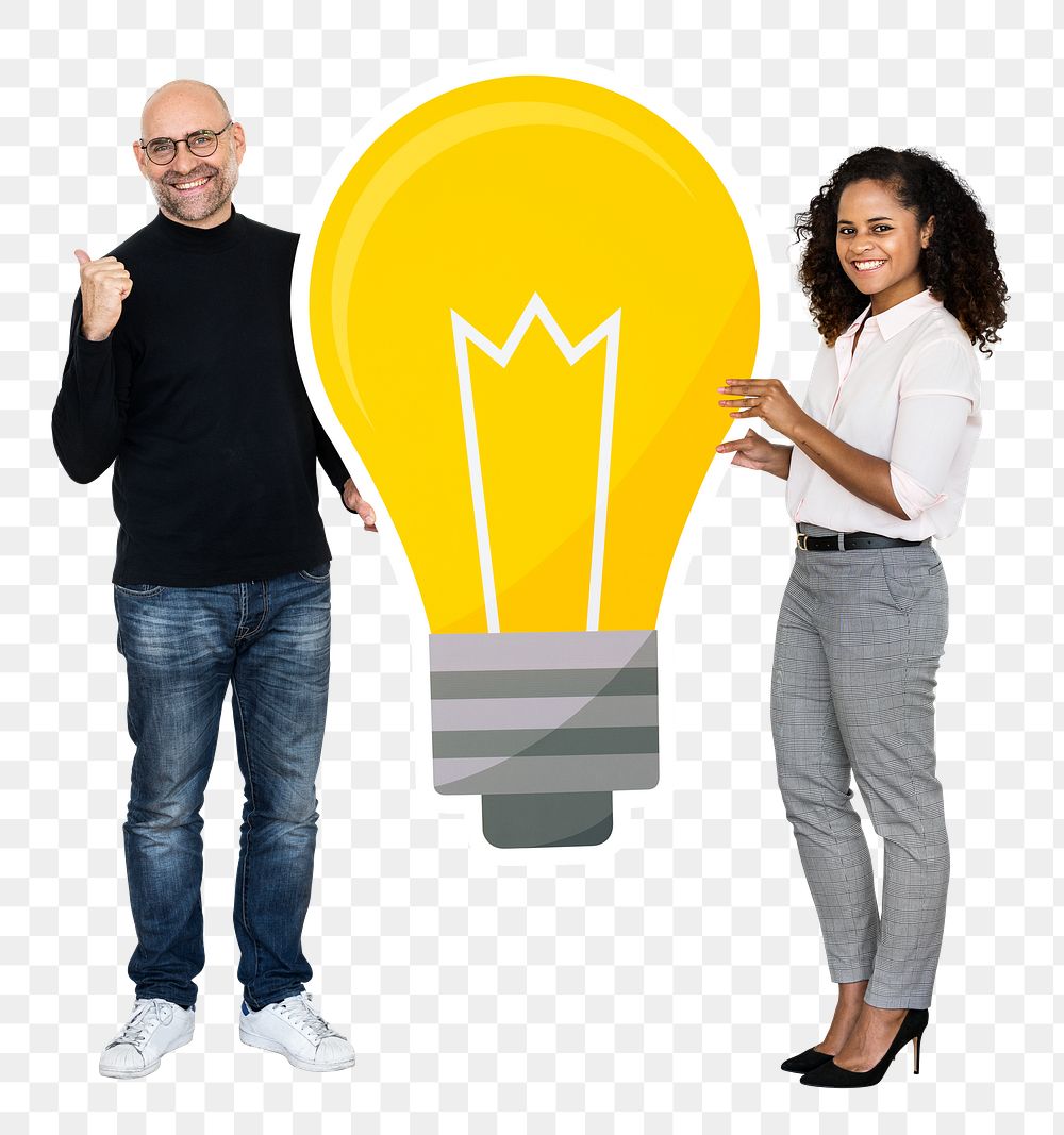 Creative people png element, transparent background