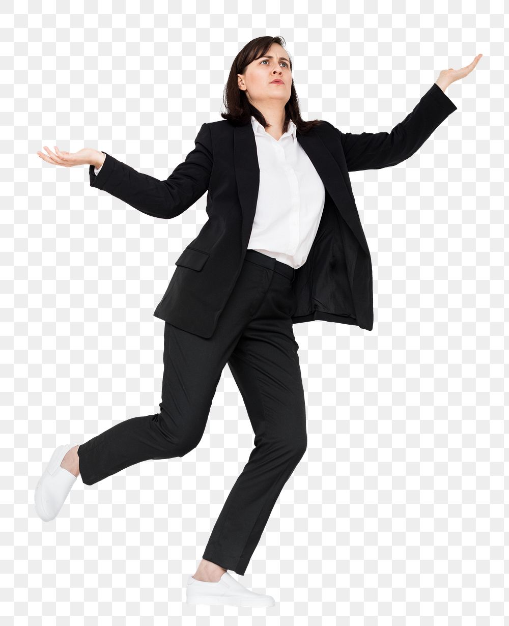 Businesswoman png element, transparent background