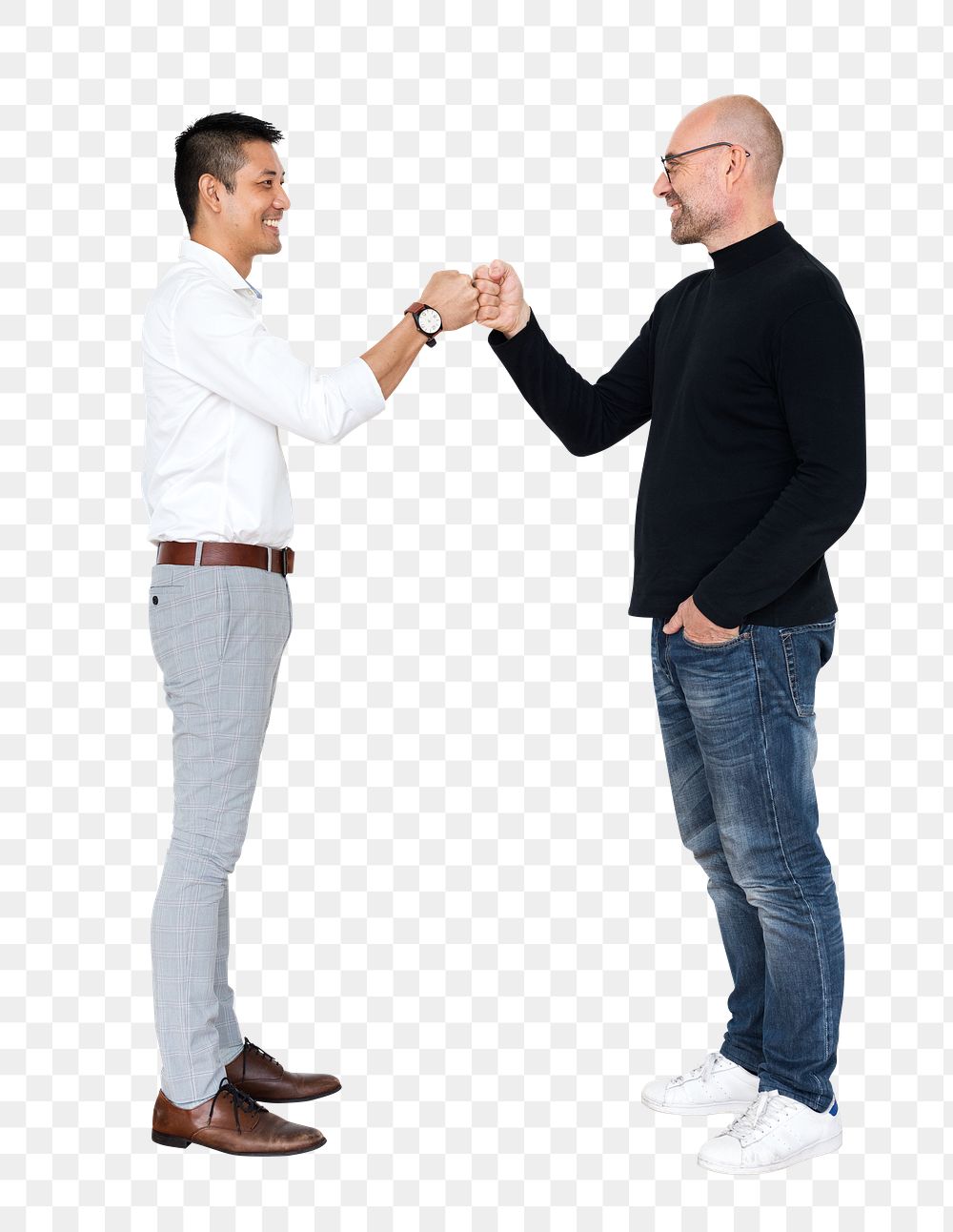 Businessmen png element, transparent background