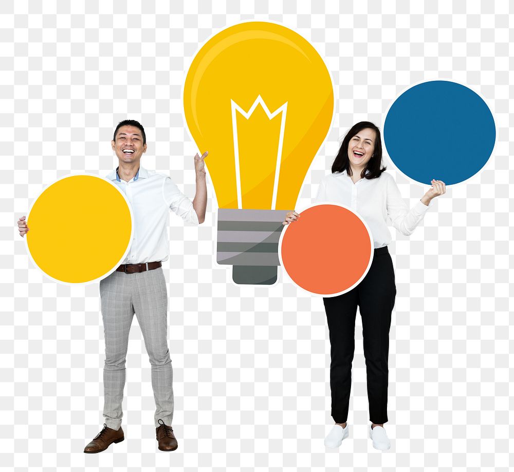 Creative people png element, transparent background