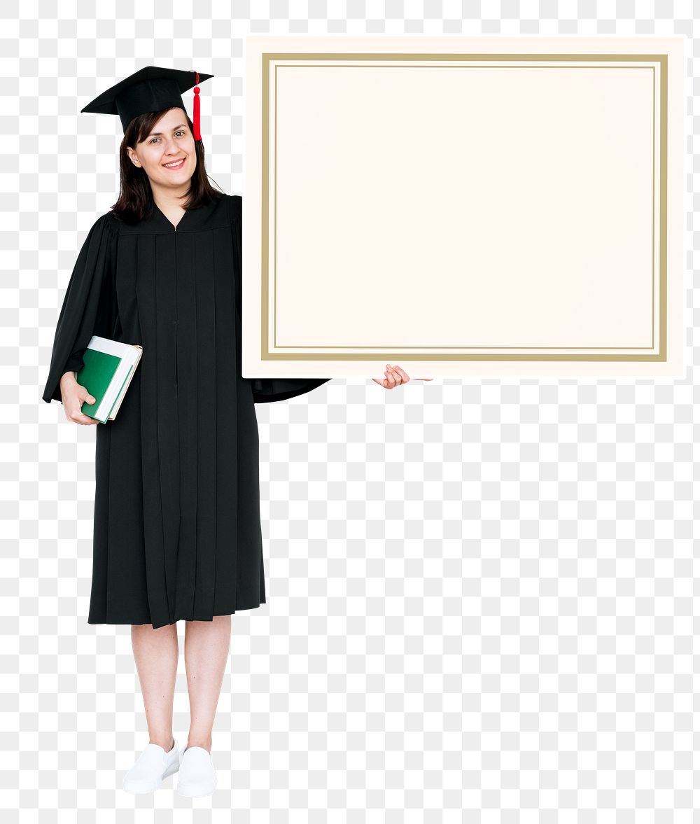 Graduation png element, transparent background