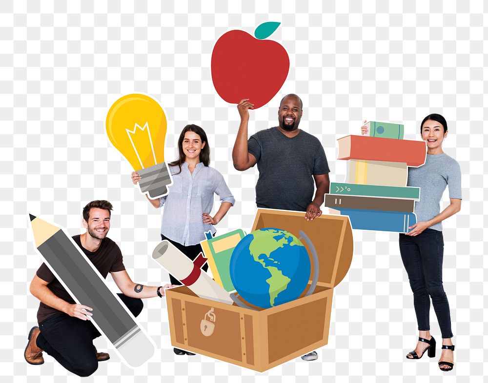 Education png element, transparent background