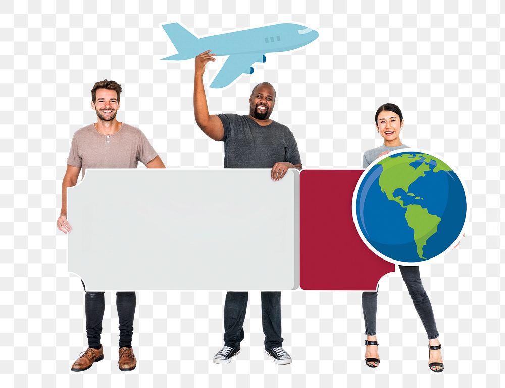 Travel png element, transparent background