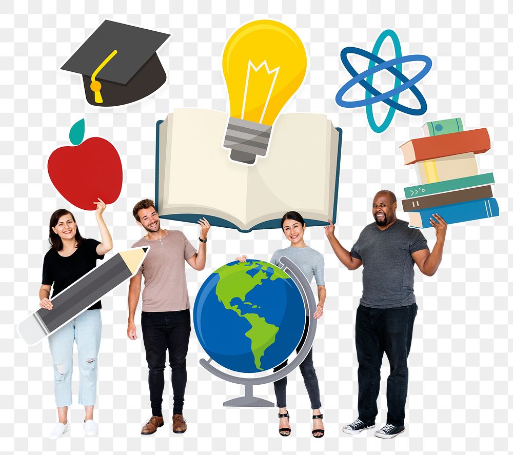 Education png element, transparent background