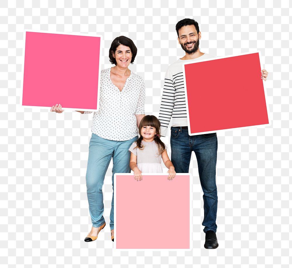 Square signs png element, transparent background