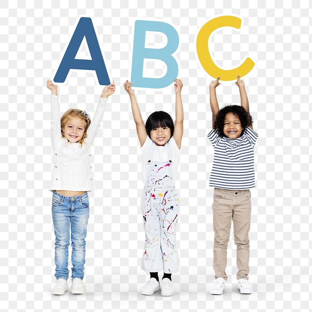 Kid png element, transparent background