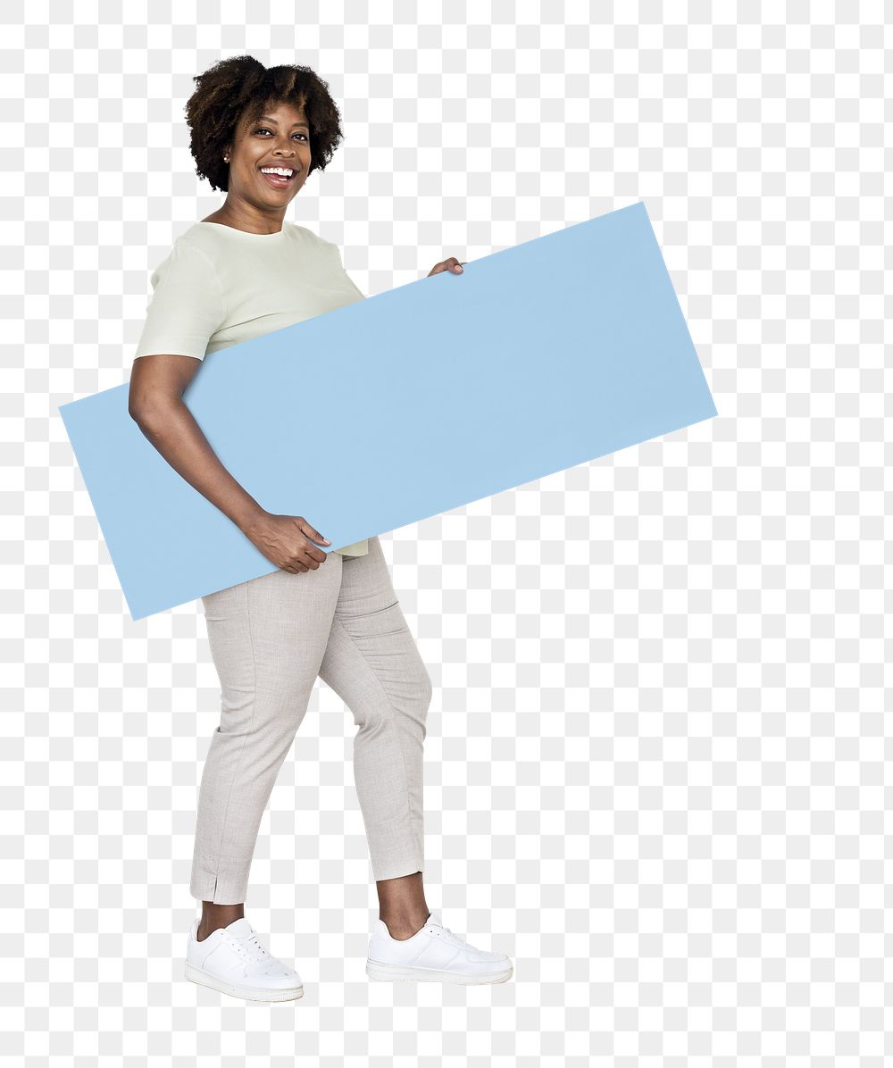 Blank sign png element, transparent background