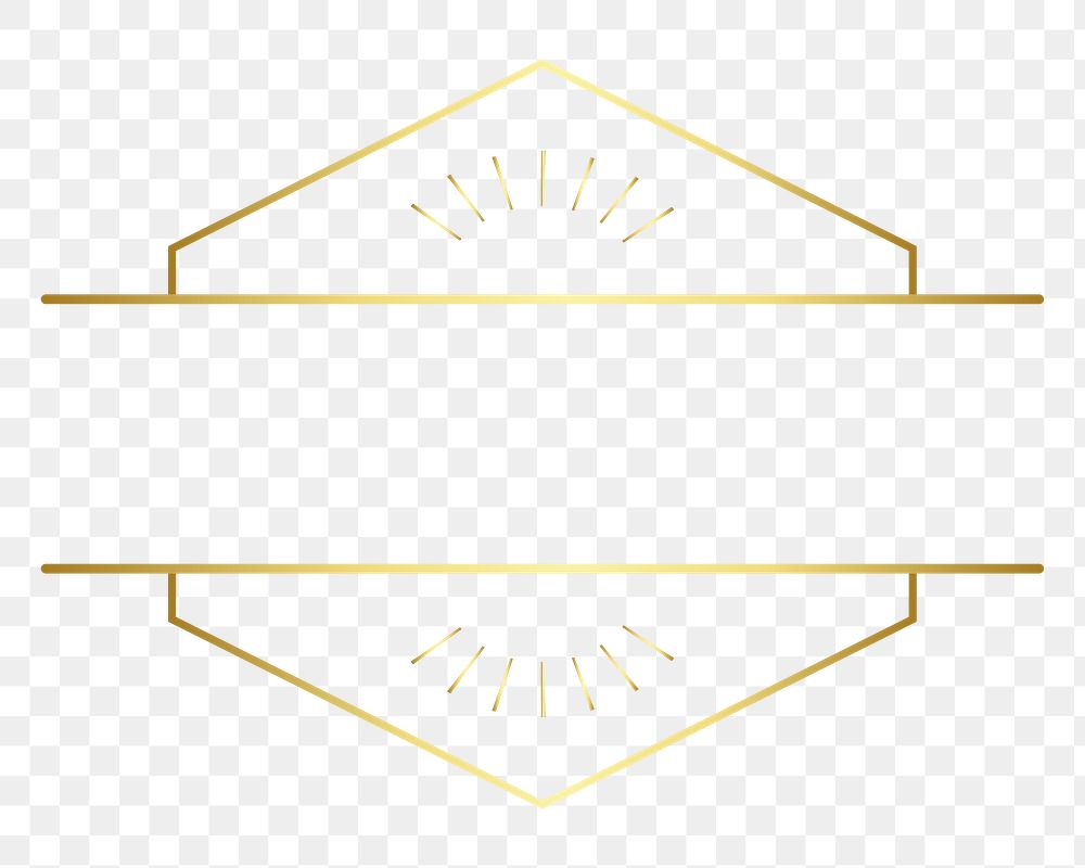 Gold Badge Png Element, Transparent 