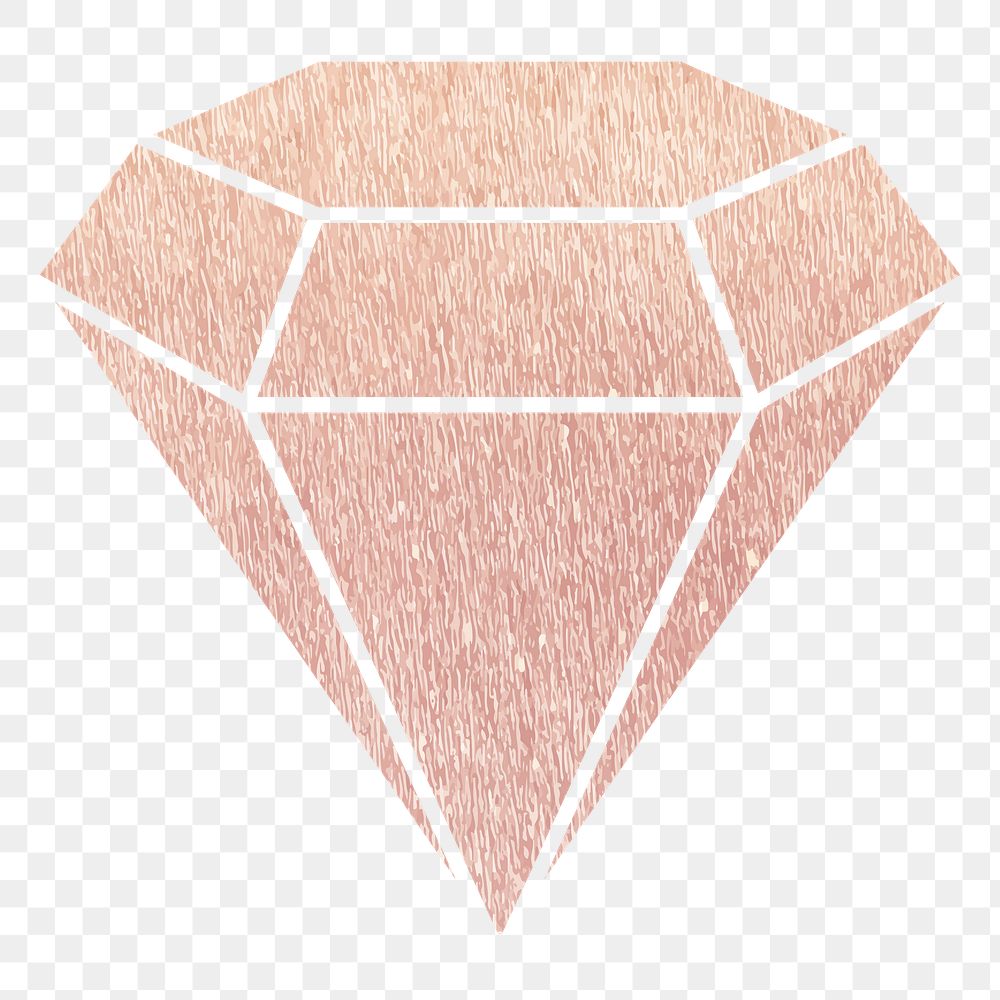Shimmering diamond png, transparent background