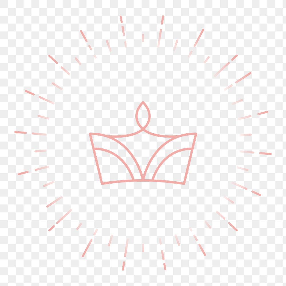 Png cute royal crown doodle element, transparent background