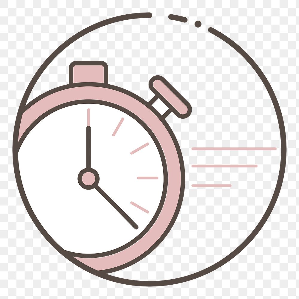 Stopwatch png illustration, transparent background