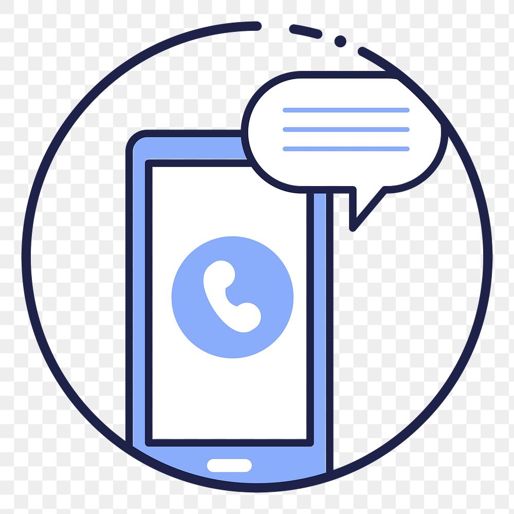 Calling png illustration, transparent background