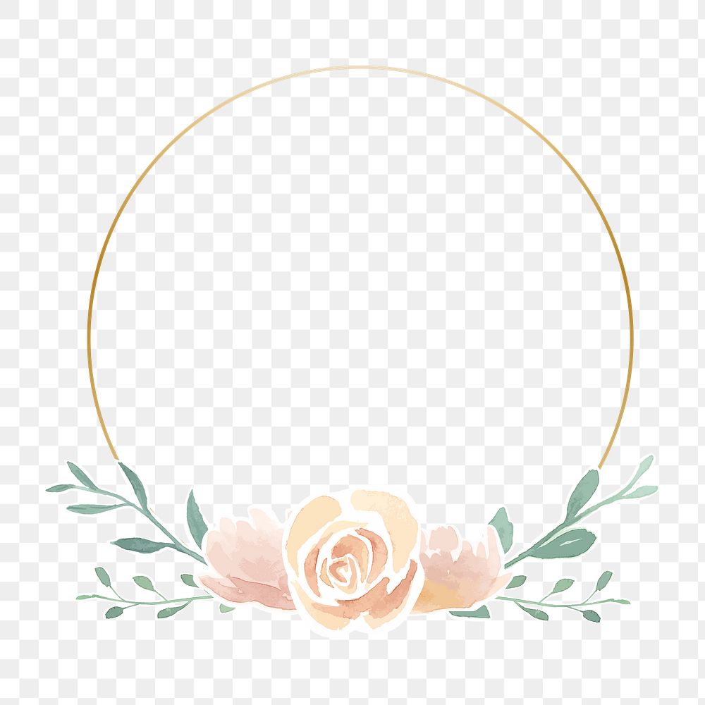 Aesthetic flower png frame, transparent | Premium PNG - rawpixel