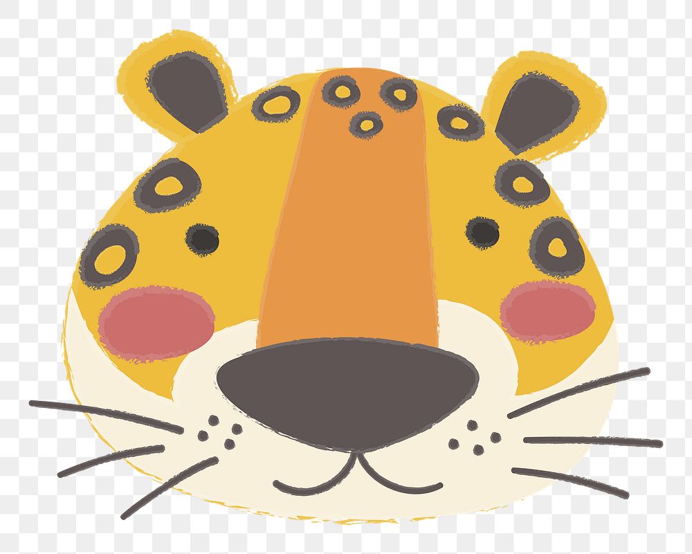 Leopard png illustration, transparent background