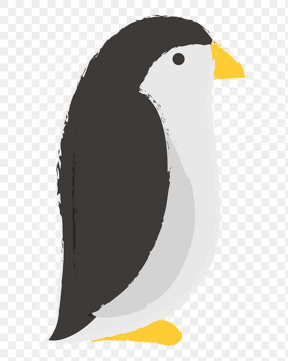 Penguin png illustration, transparent background