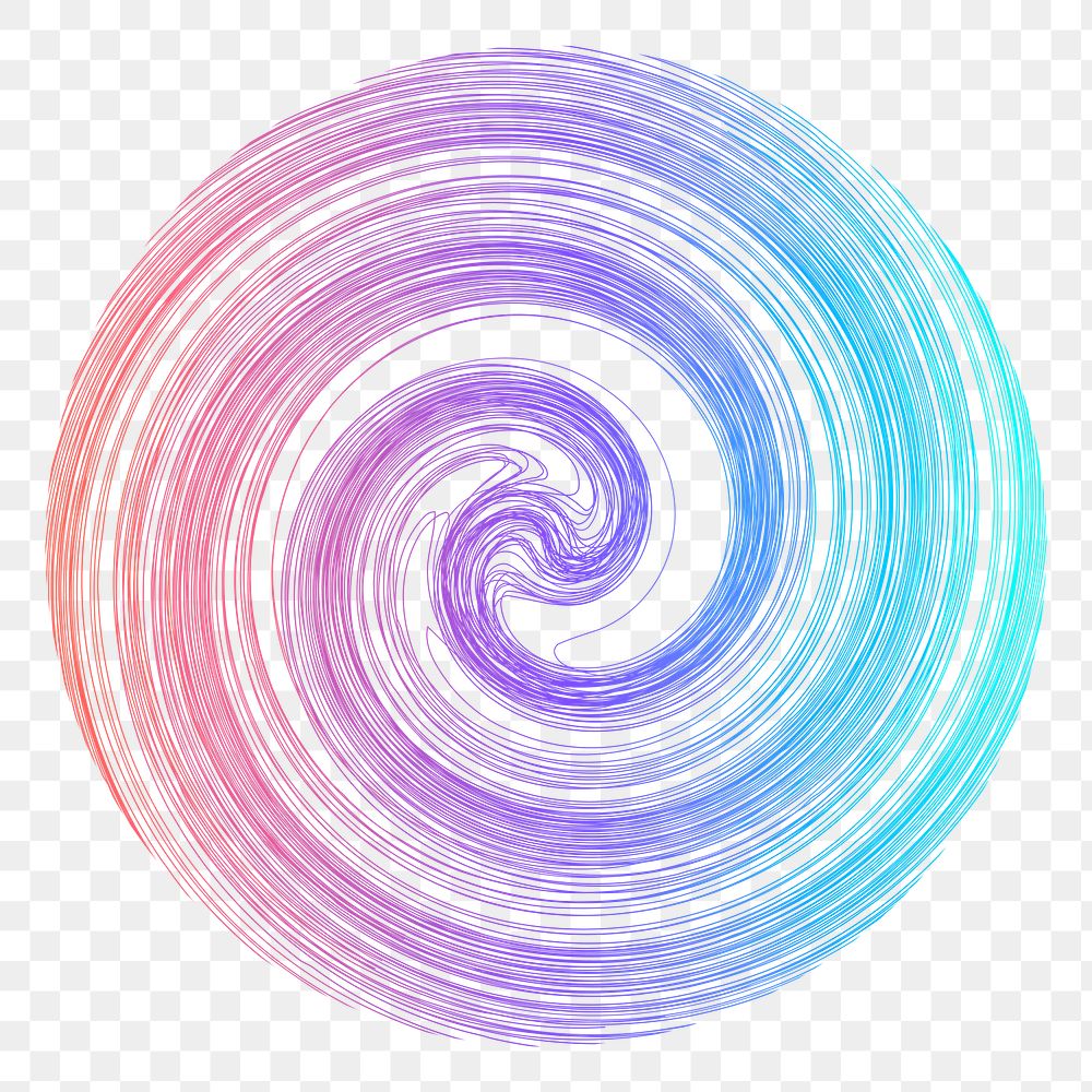 Png gradient spiral overlay, transparent | Premium PNG - rawpixel