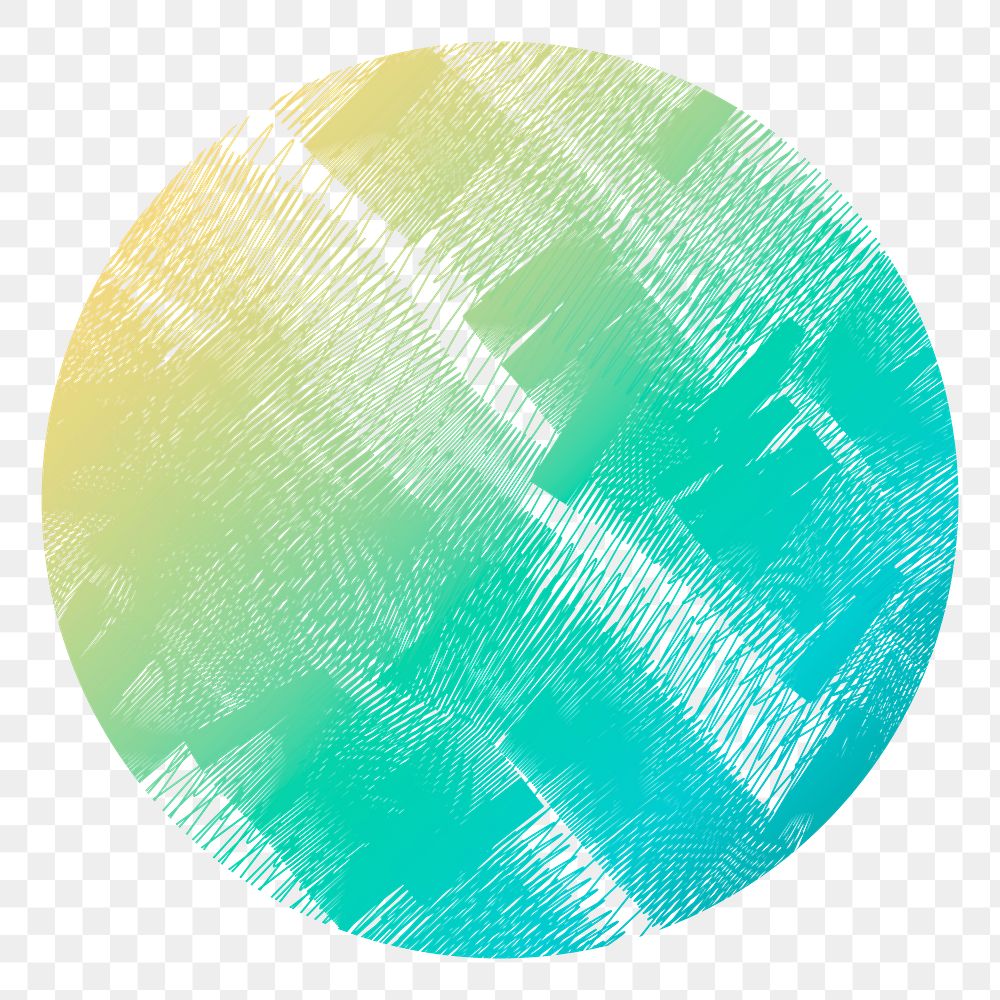 Png green gradient stitches overlay, transparent background