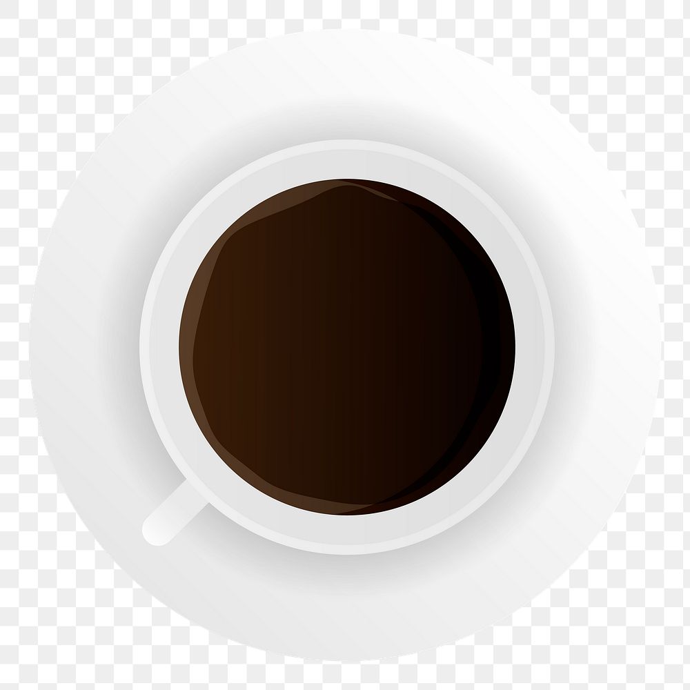 Png hot coffee cup element, transparent background