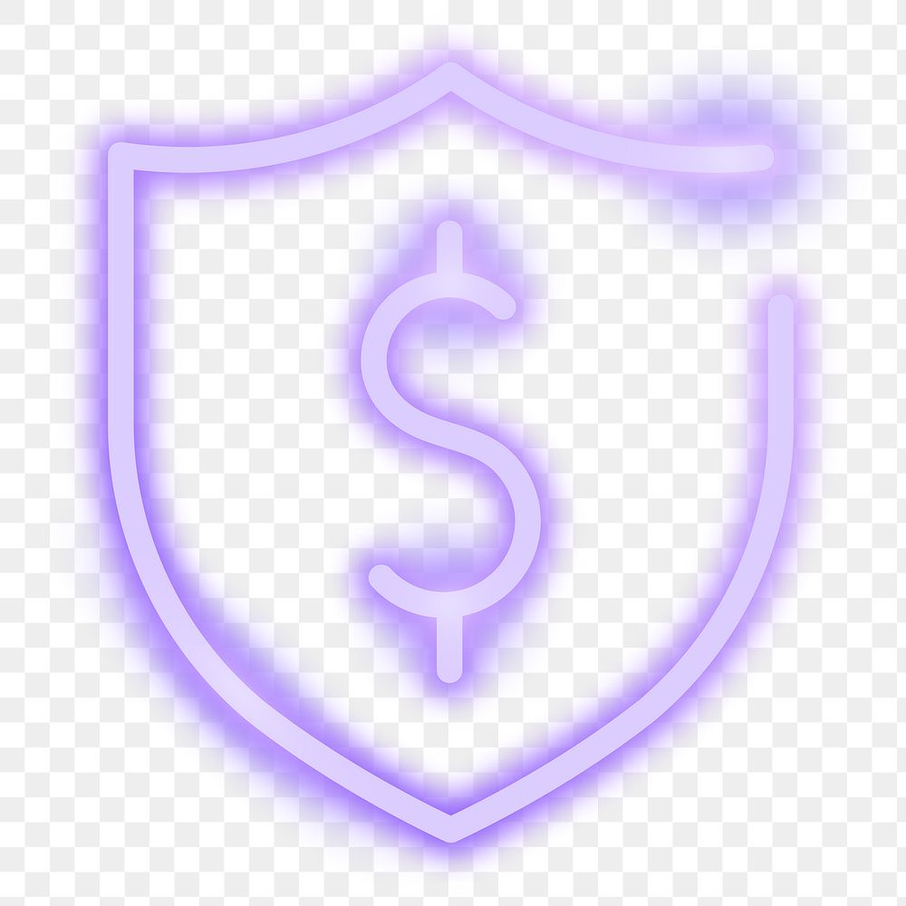 Png online financial security icon, transparent background