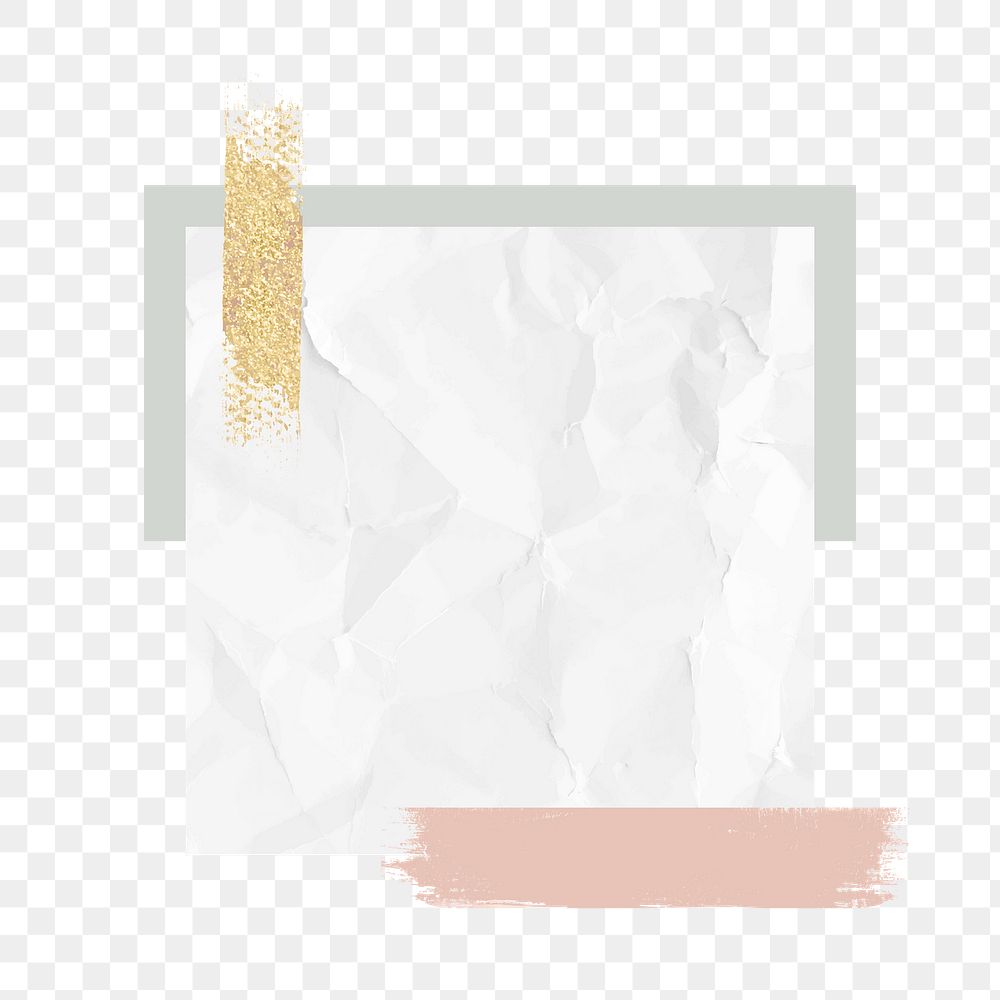 Paper texture png element, transparent background
