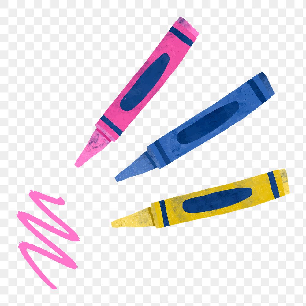 Pink scribbled crayon png, transparent background