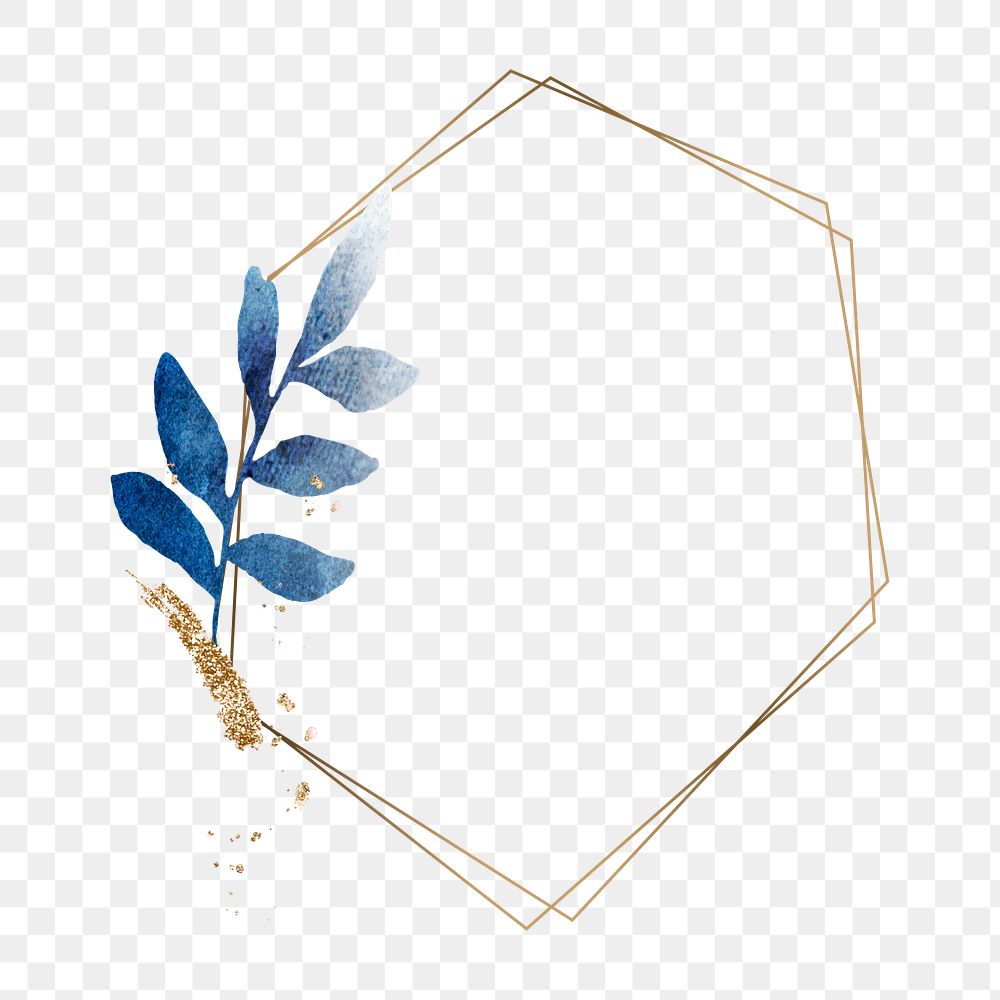 Leaf png frame, transparent background