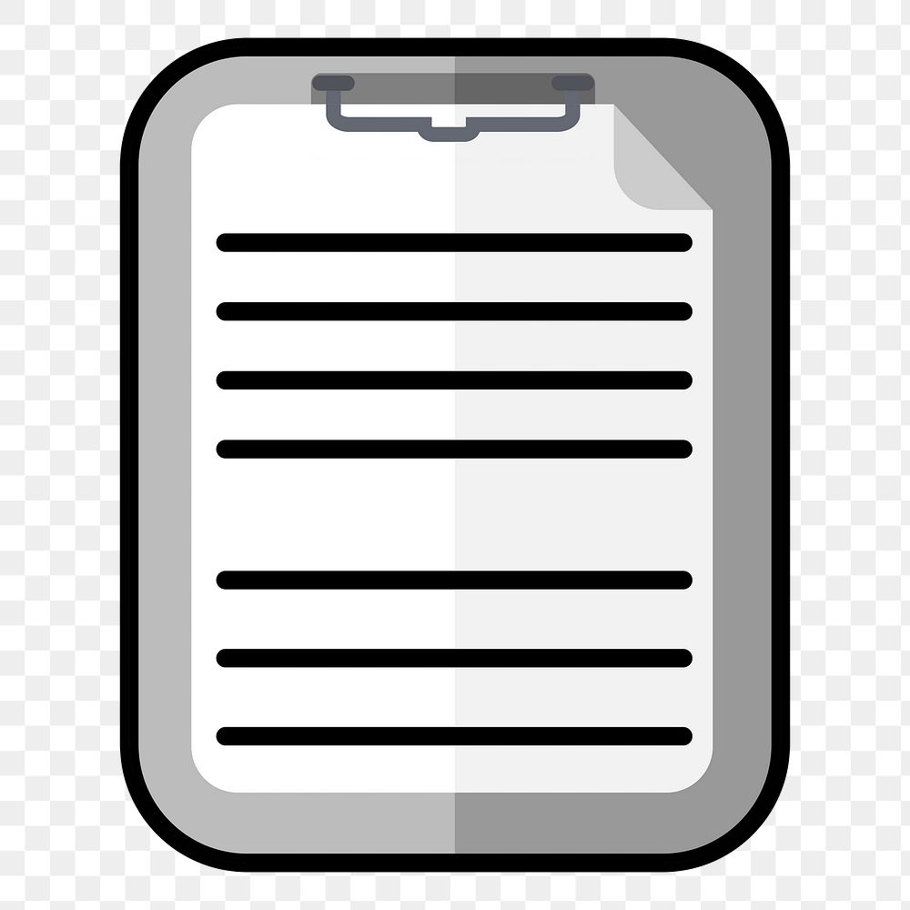  Clipboard png illustration, transparent background