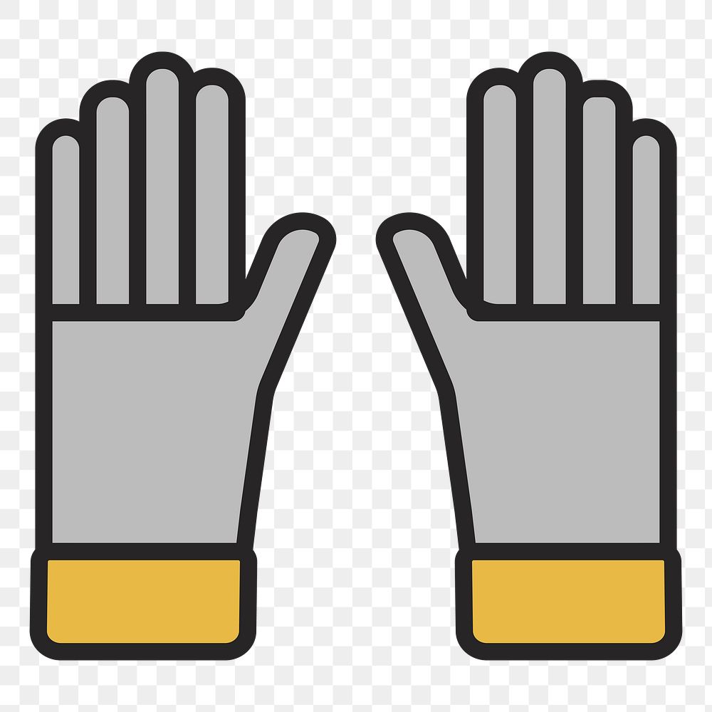  Heat resistant gloves png illustration, transparent background
