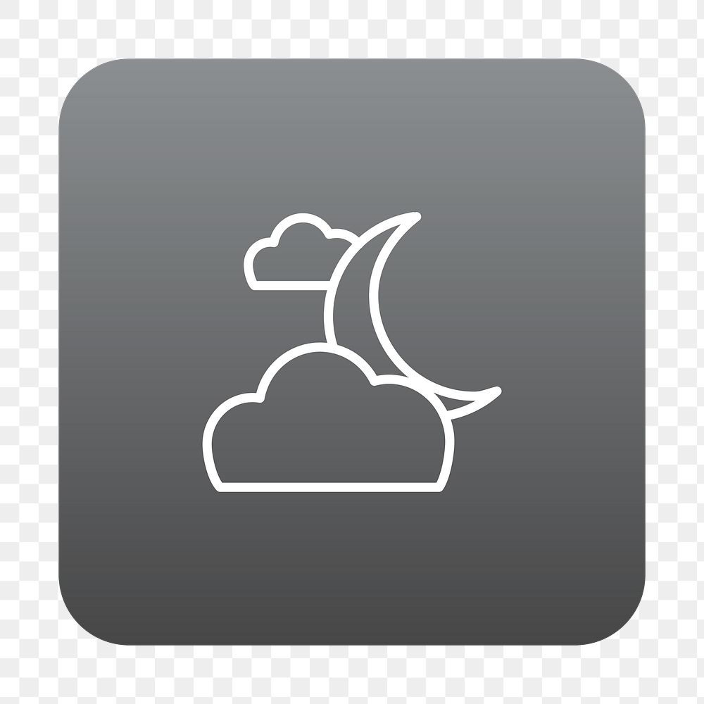 PNG weather icon transparent background