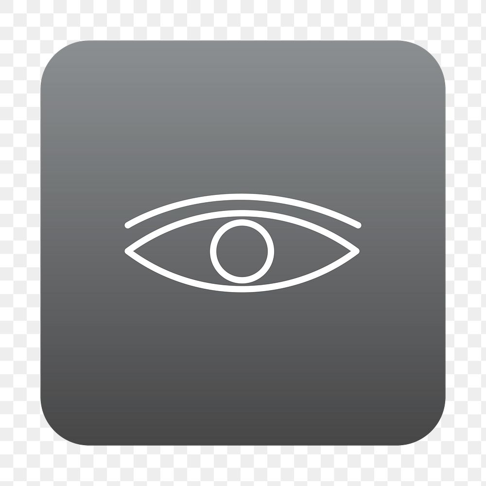 PNG eye icon transparent background