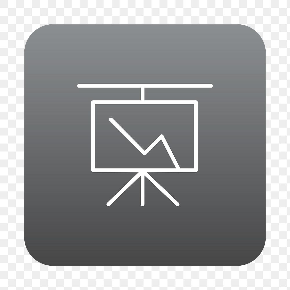 PNG data analysis  graph icon transparent background