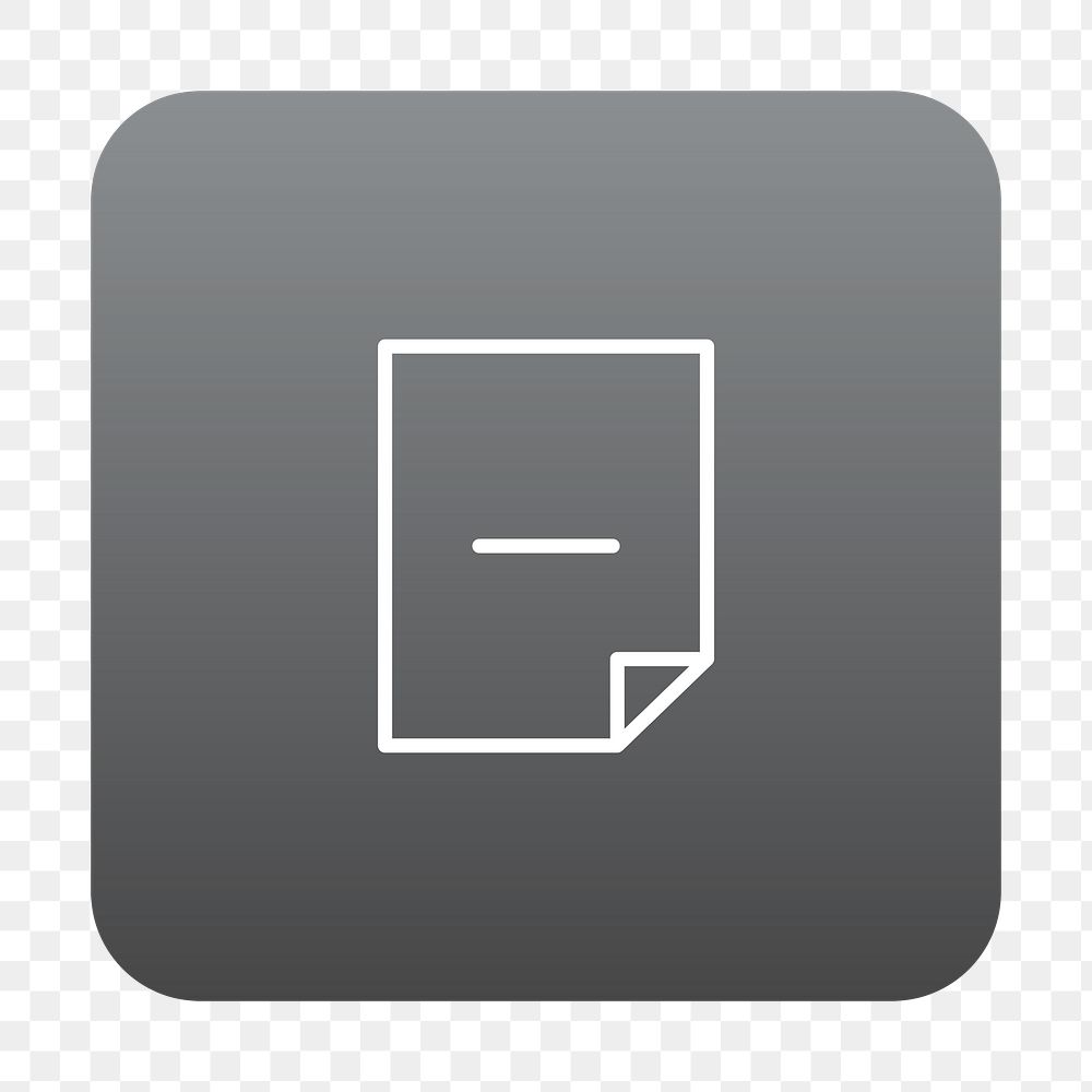PNG  delete files symbol icon transparent background