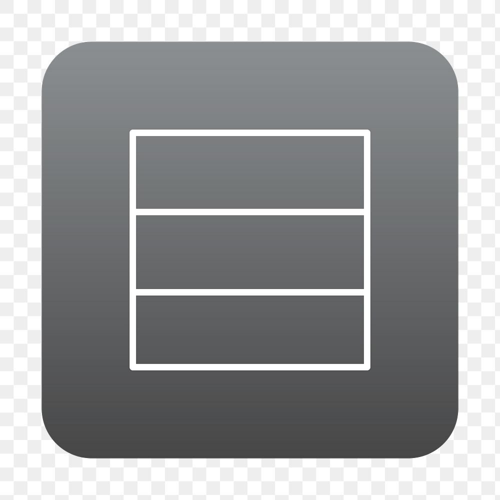 PNG layout icon transparent background
