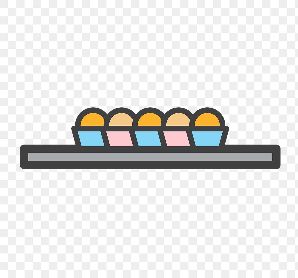 Cupcakes png illustration, transparent background